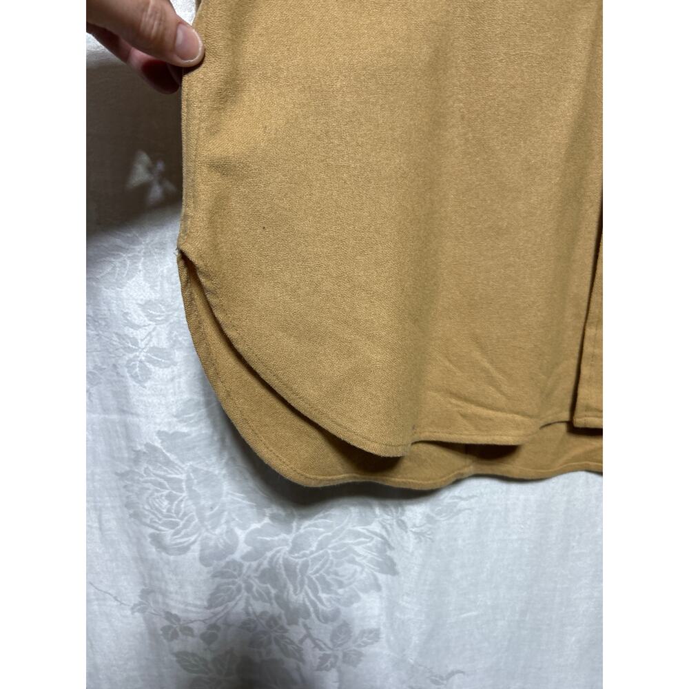 VTG Pendleton Button Up Shirt Large Brown 100% Wool Long Sleeve Western Rodeo 70 - Picture 7 of 12